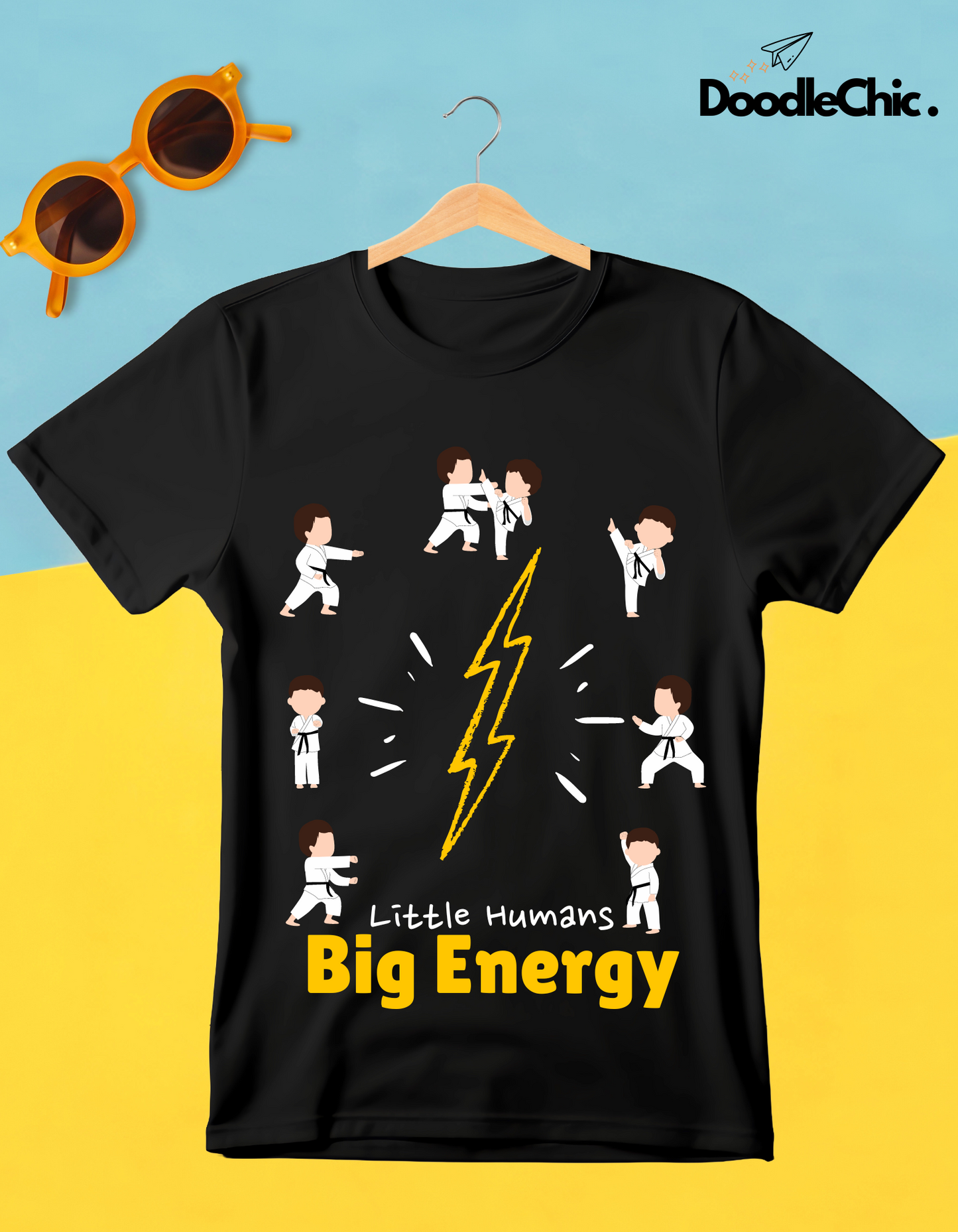 Little Humans Big Energy - Black
