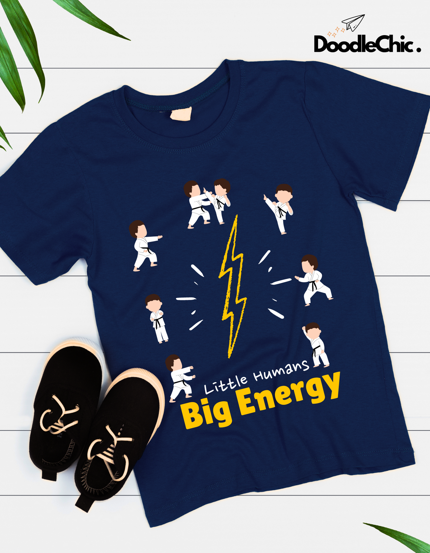 Little Humans Big Energy - Navy Blue