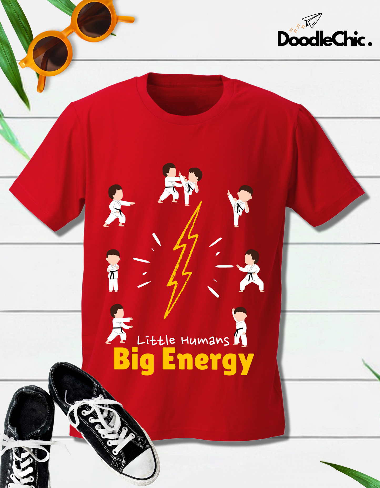 Little Humans Big Energy - Red