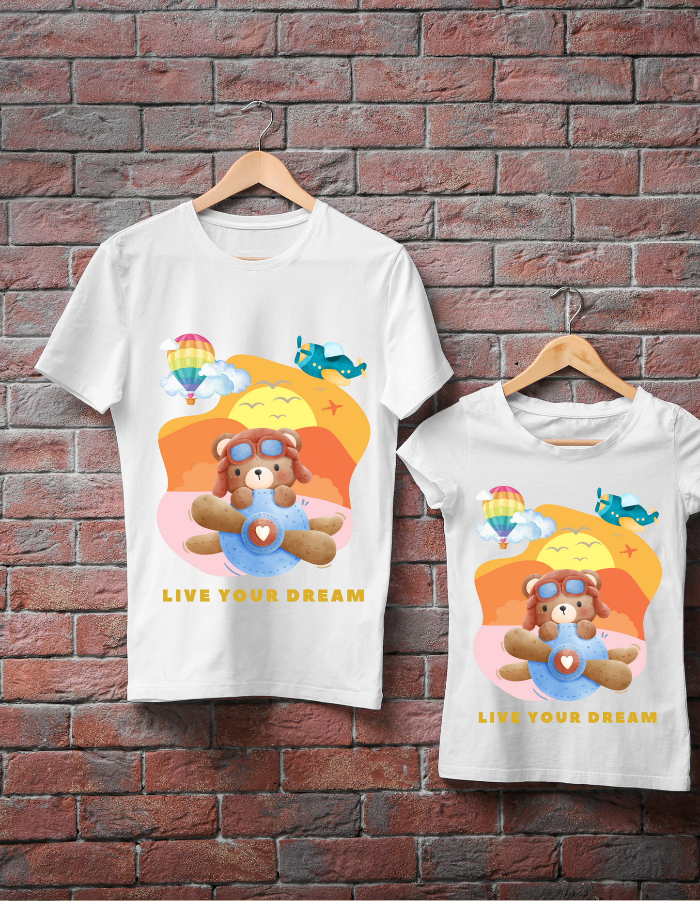 Live Your Dream - White