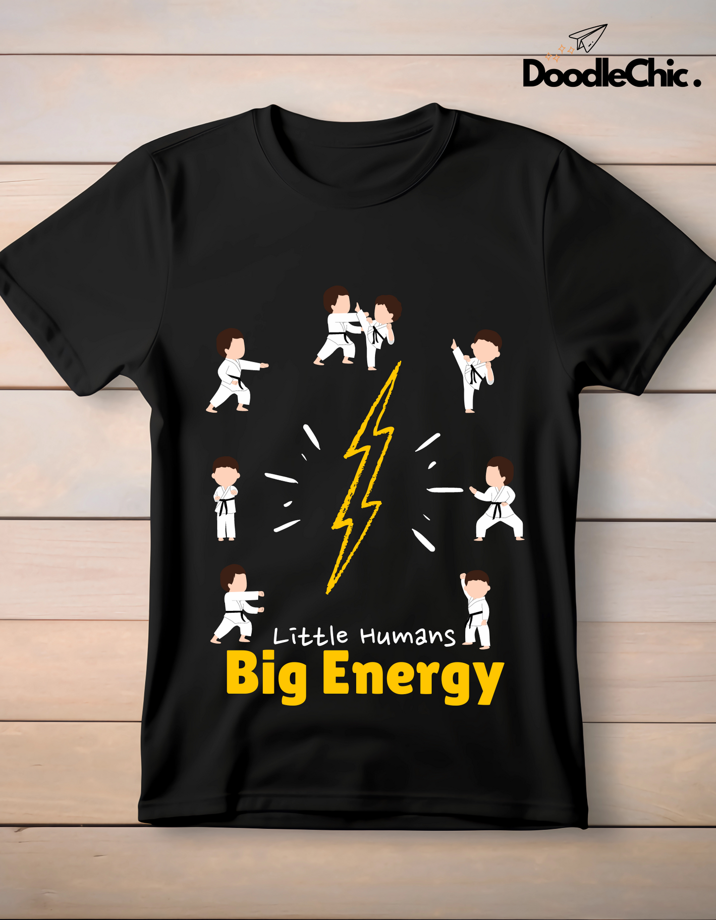 Little Humans Big Energy - Black