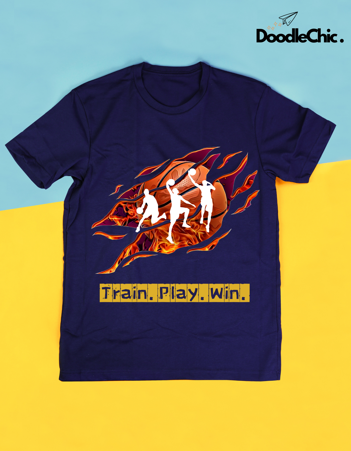 Train Play Win - Navy Blue
