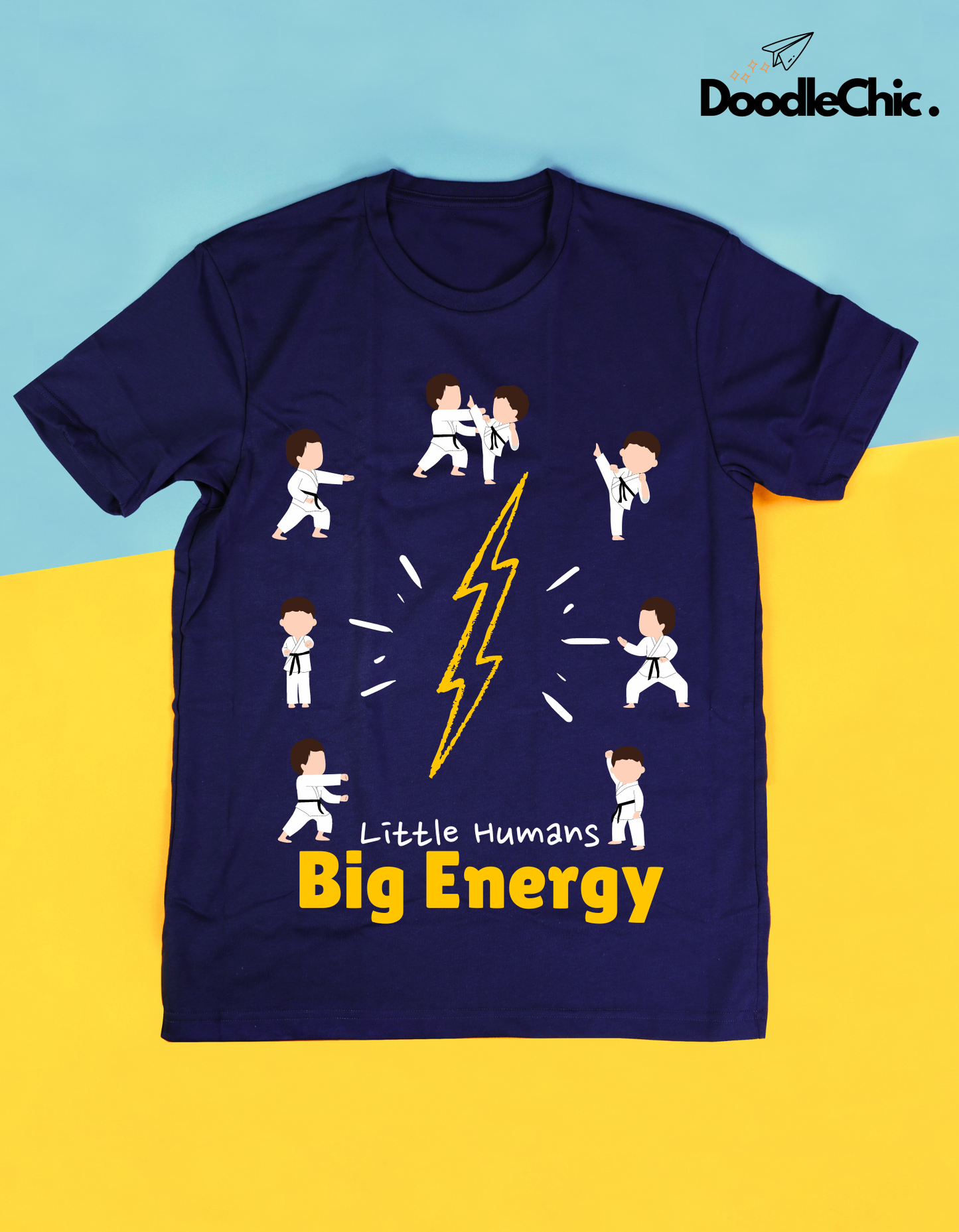 Little Humans Big Energy - Navy Blue