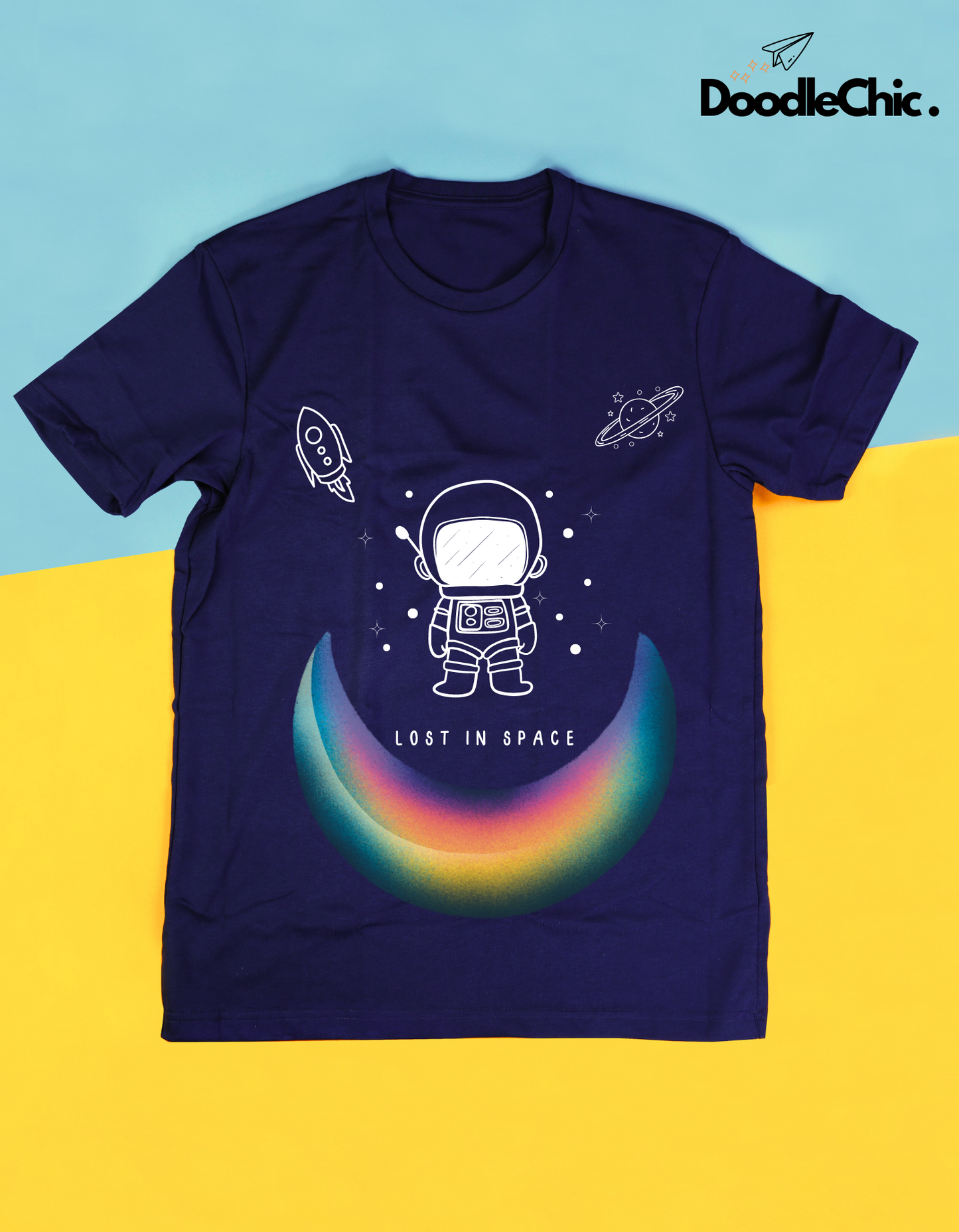 Lost in Space - Navy Blue