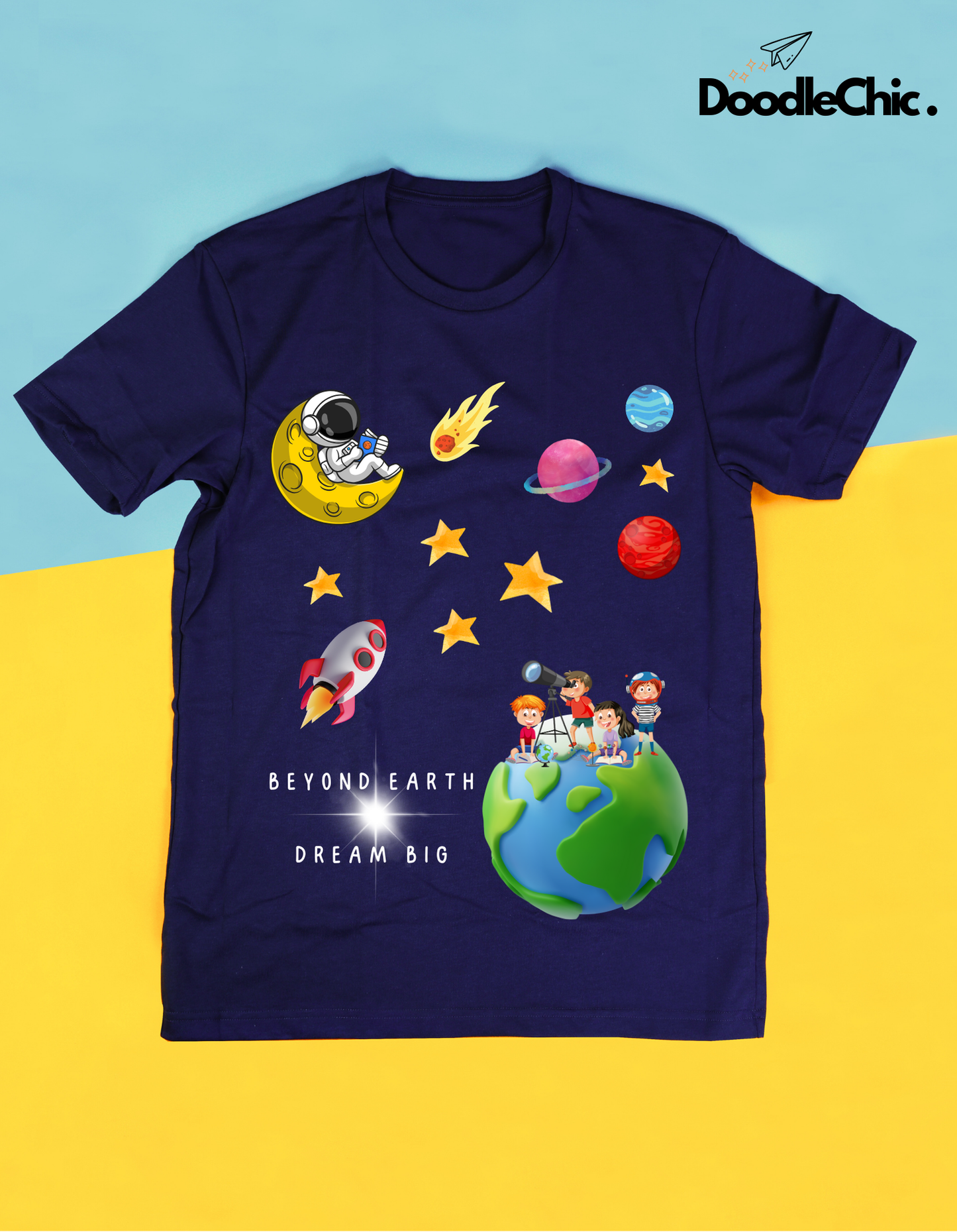 Beyond Earth Dream Big - Navy Blue