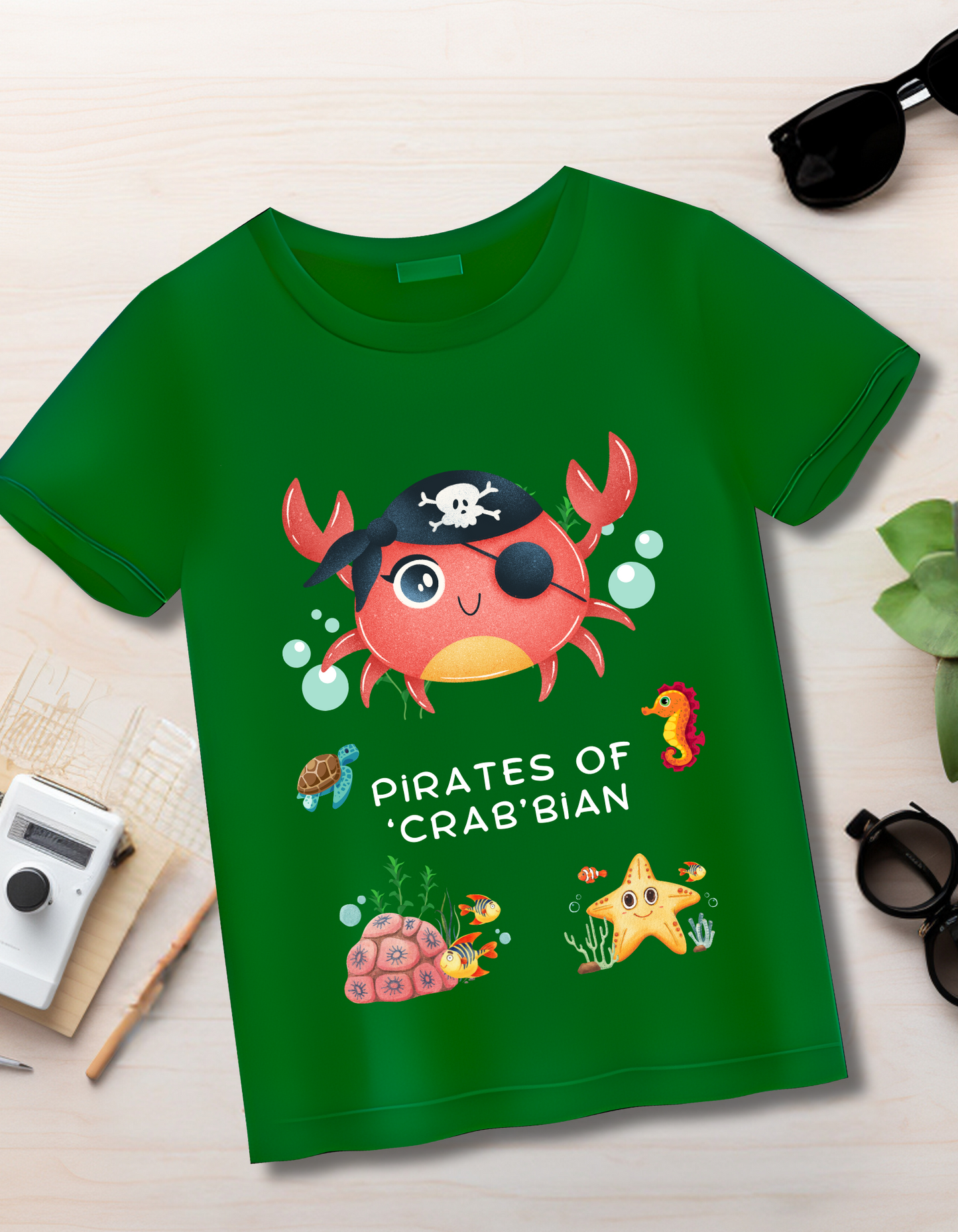 Pirates of 'Crab'bian - Green
