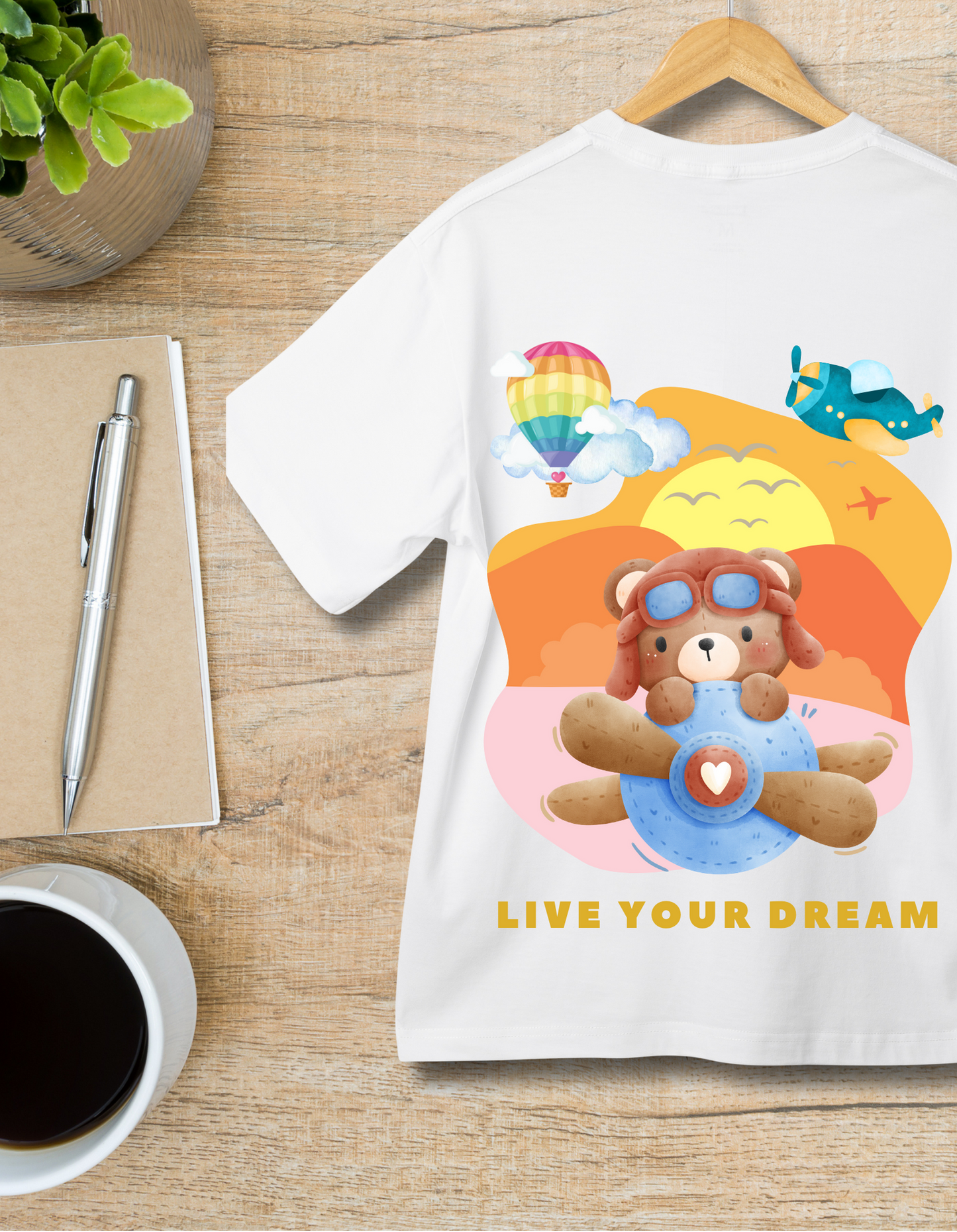 Live Your Dream - White