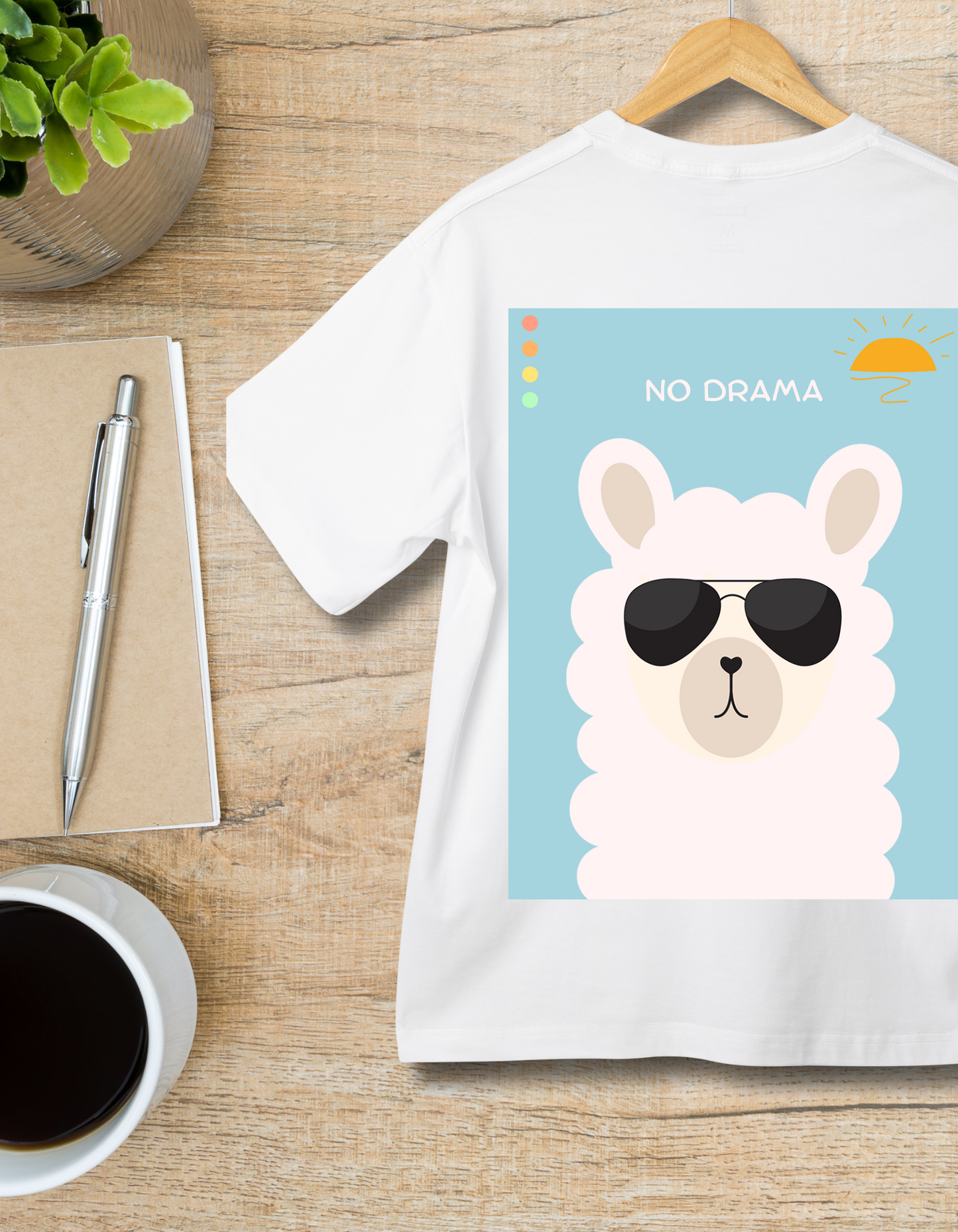 No Drama - White
