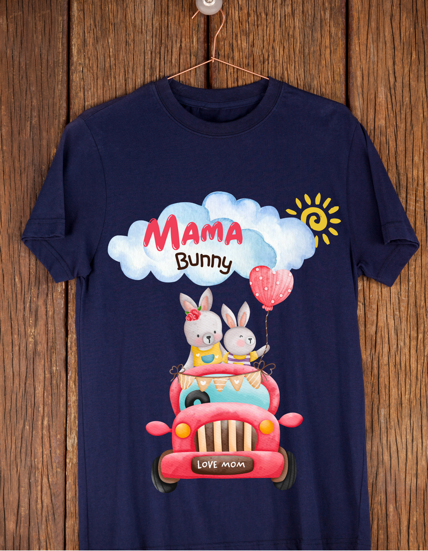 Mama Bunny Love - Navy Blue