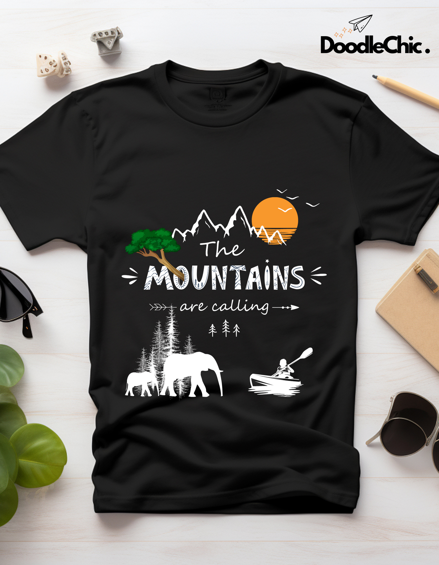 Mountains are Calling - Black