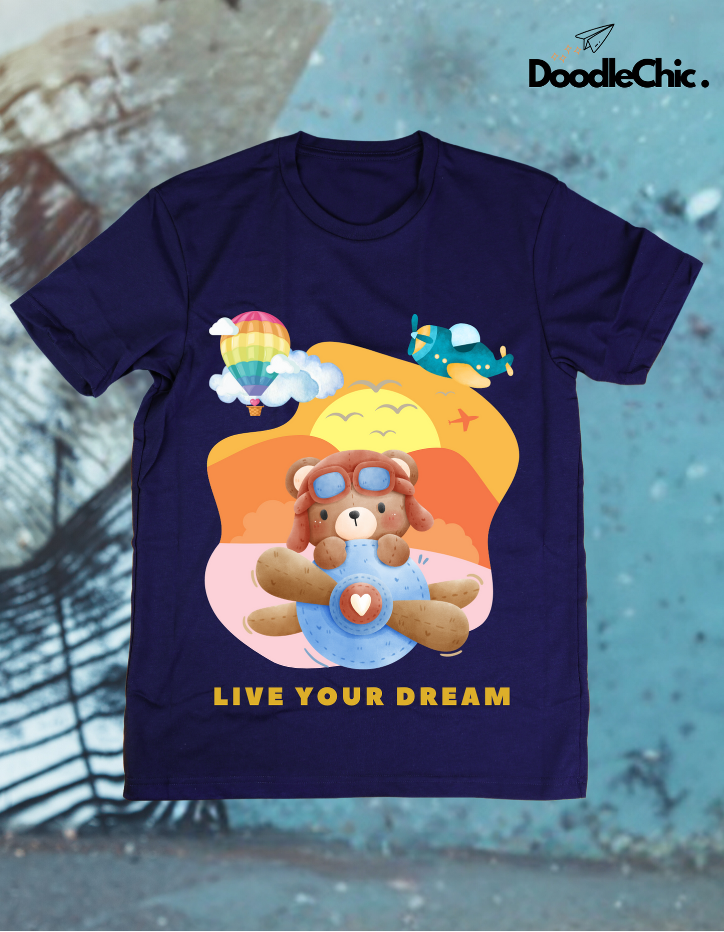 Live Your Dream - Navy Blue