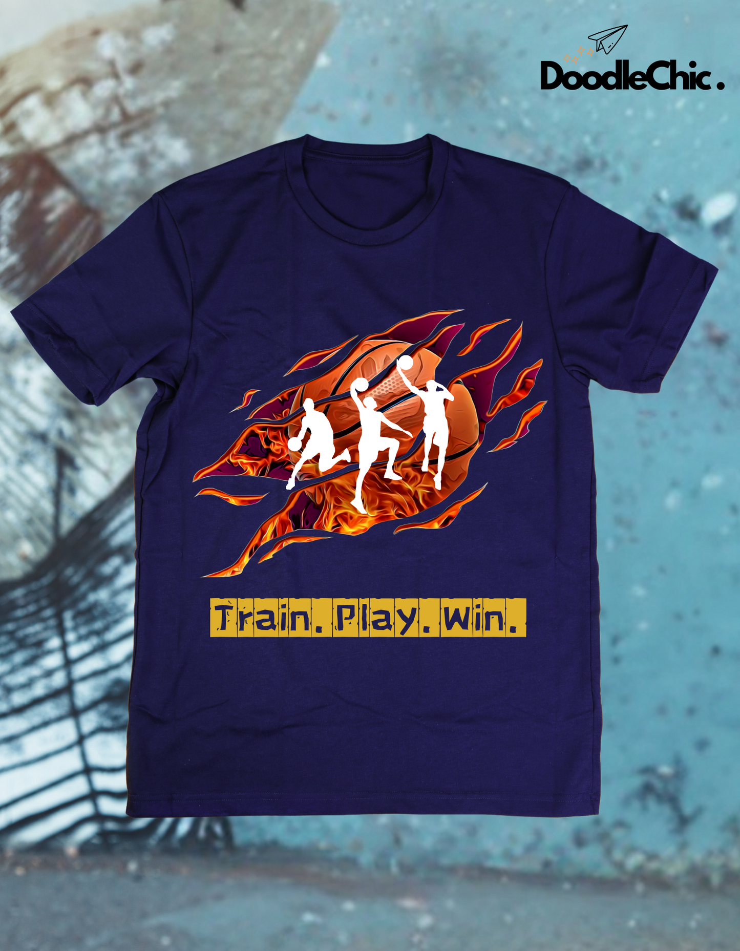 Train Play Win - Navy Blue