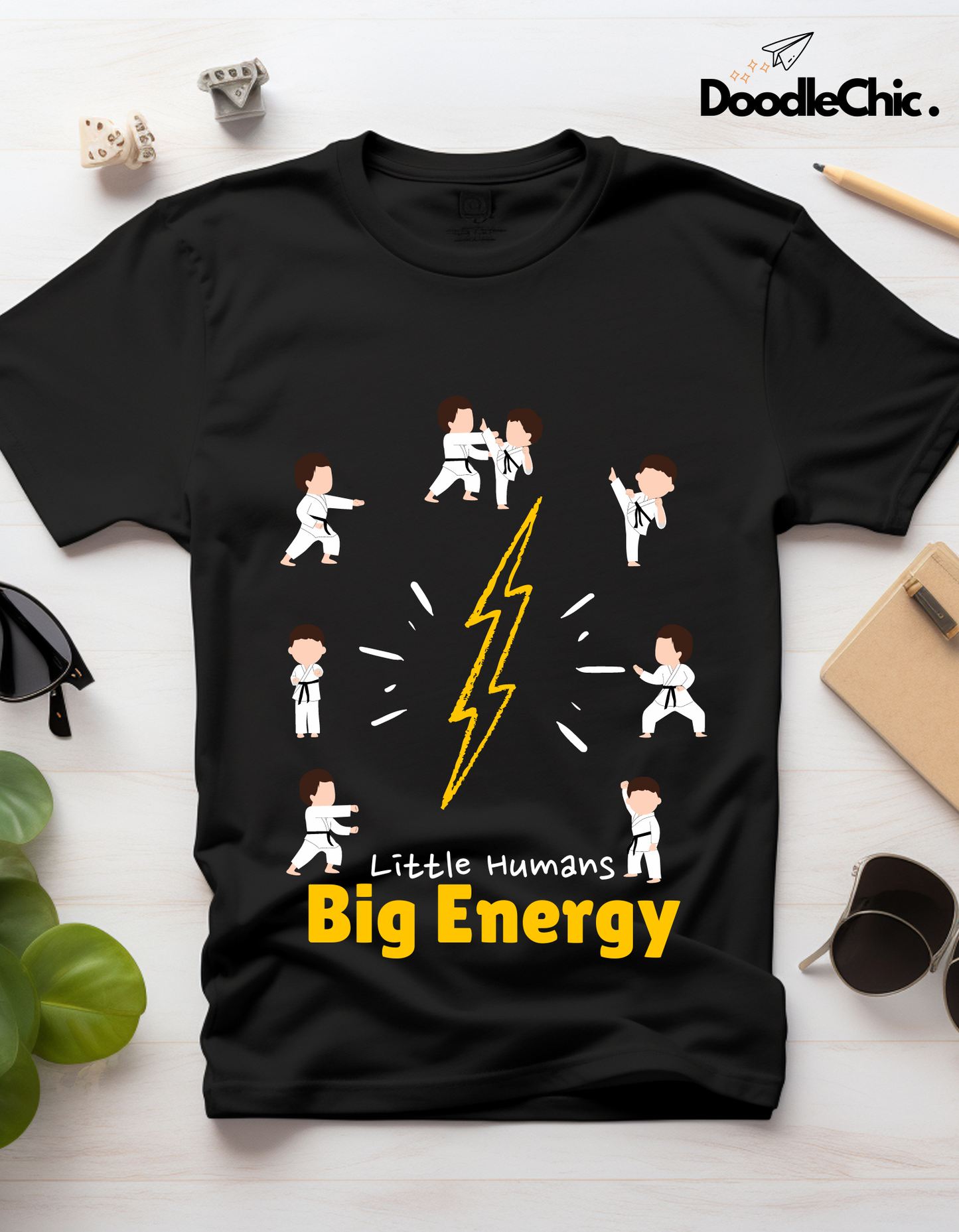 Little Humans Big Energy - Black