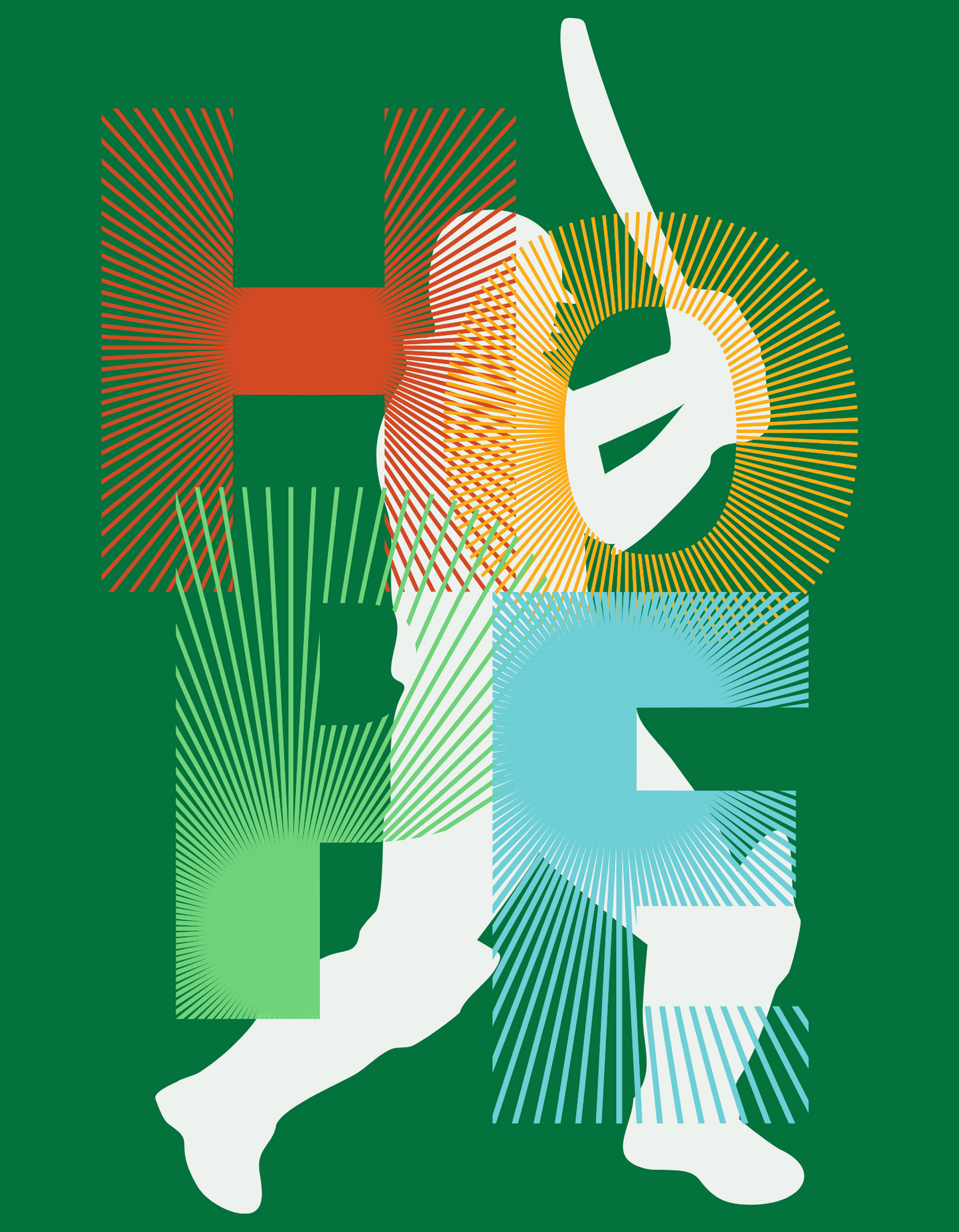 Hope Cricket Kids Organic Cotton T-shirt Green from DoodleChic