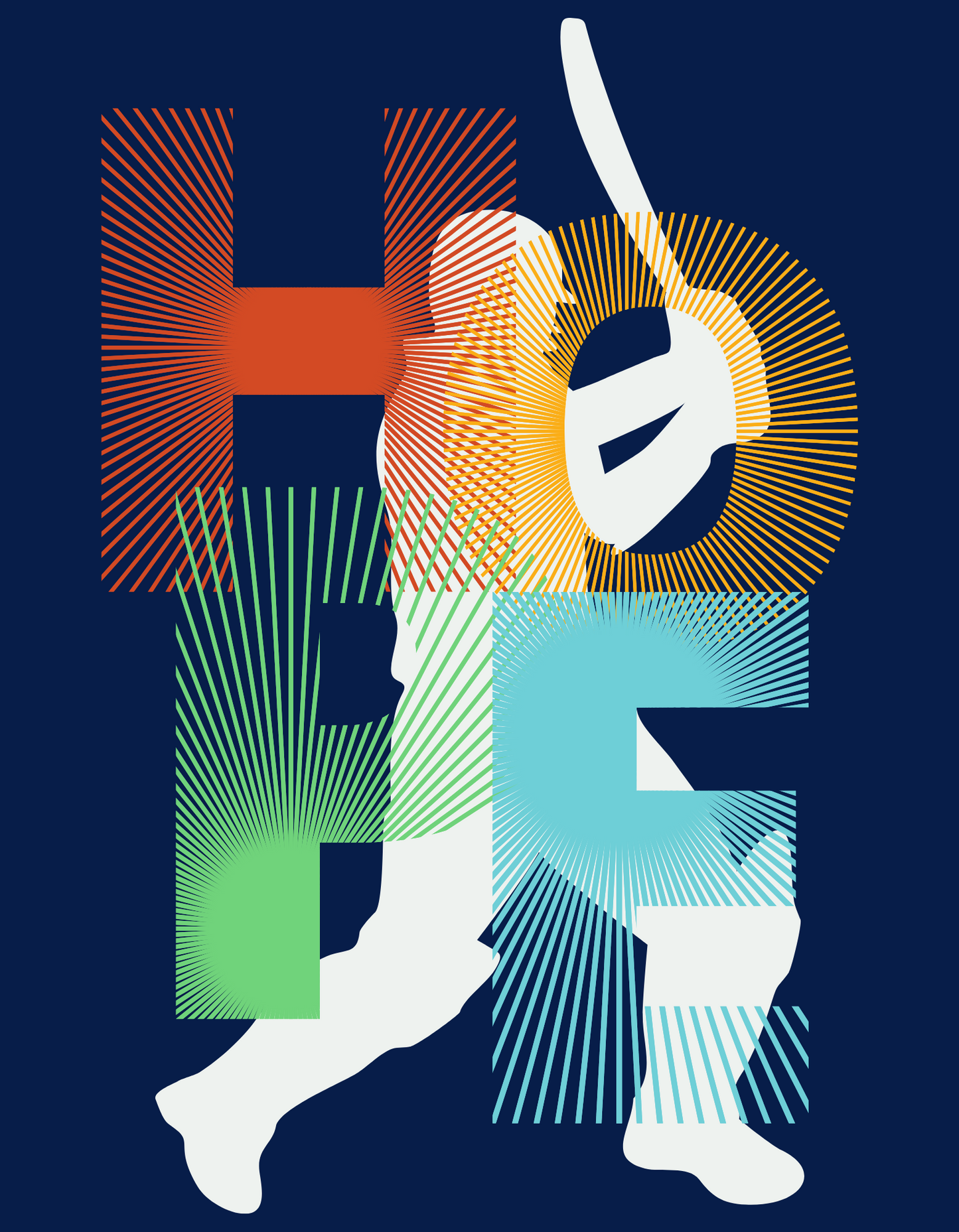 Hope Cricket Kids Organic Cotton T-shirt Navy Blue from DoodleChic