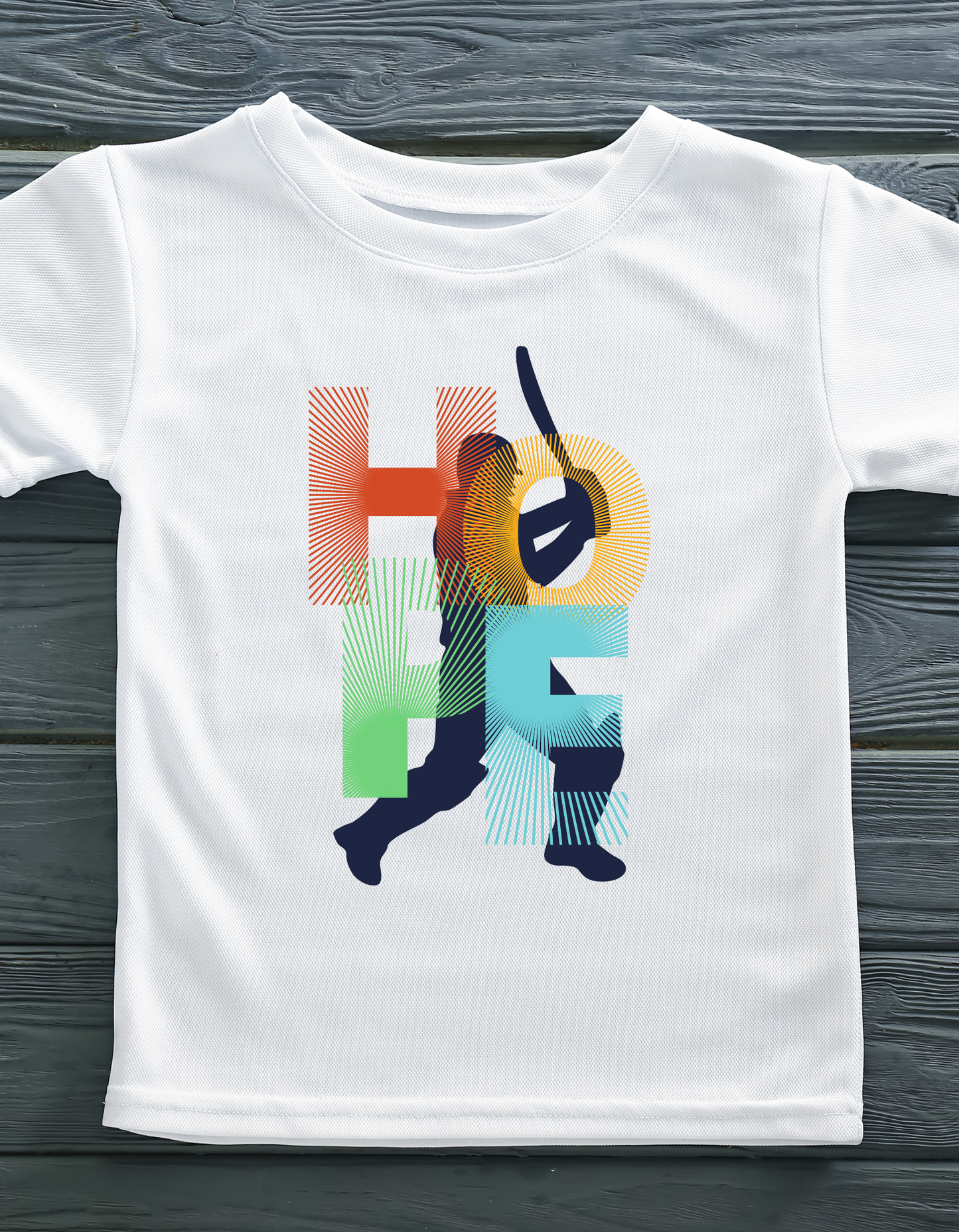Hope Cricket Kids Organic Cotton T-shirt White from DoodleChic