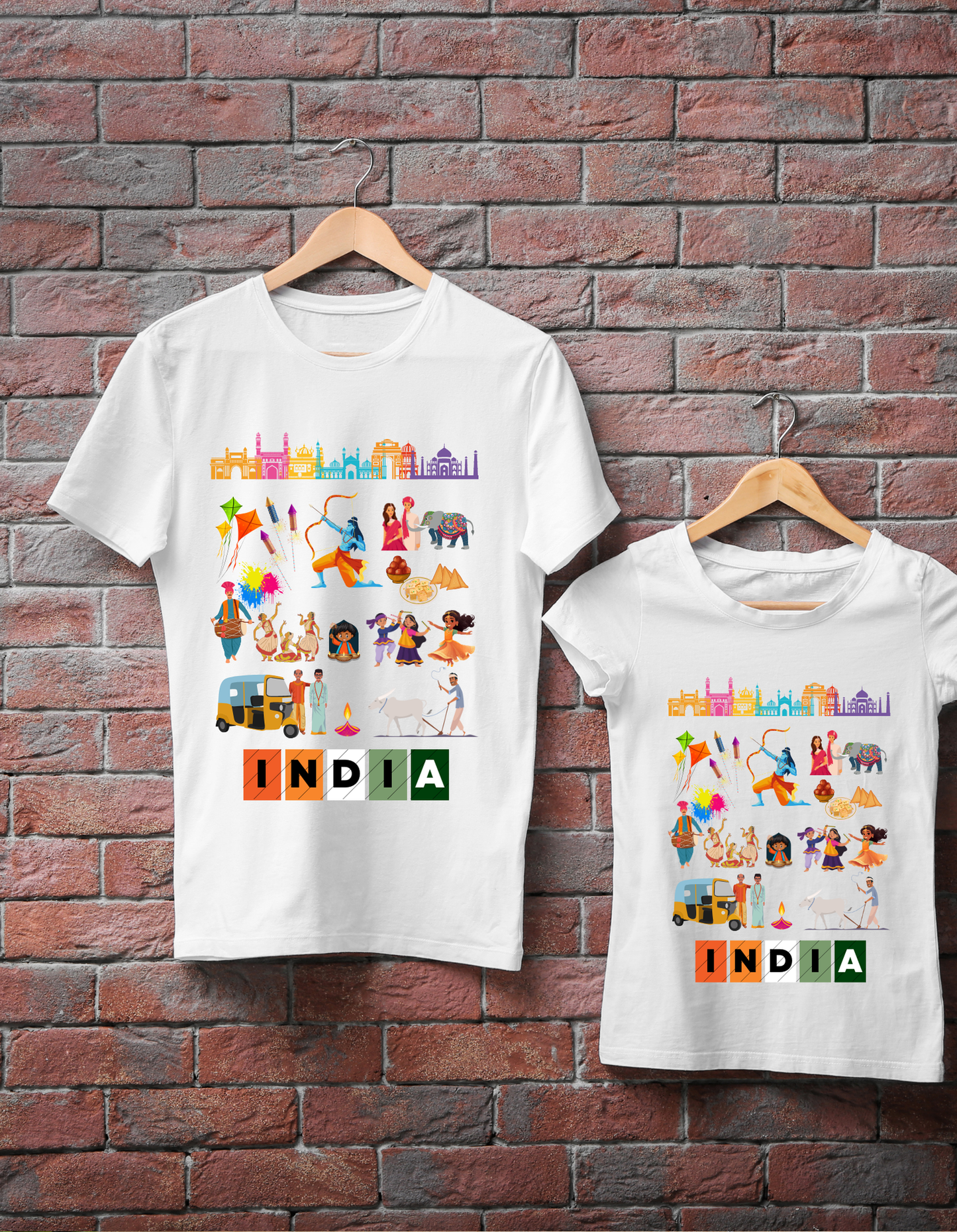 India Kids Organic Cotton T-shirt White from DoodleChic