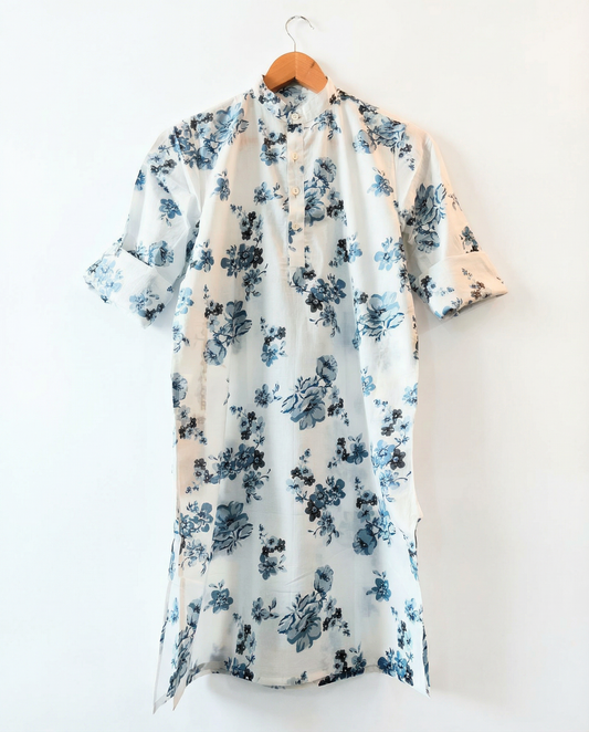 अBIR Neel Phool Kurta for Boys