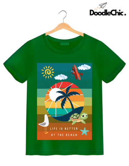 Life at Beach - Green
