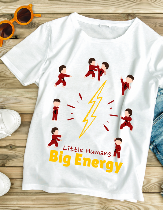 Little Humans Big Energy - White