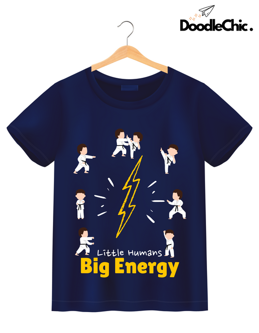 Little Humans Big Energy - Navy Blue