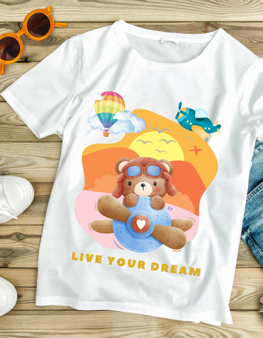Live Your Dream - White