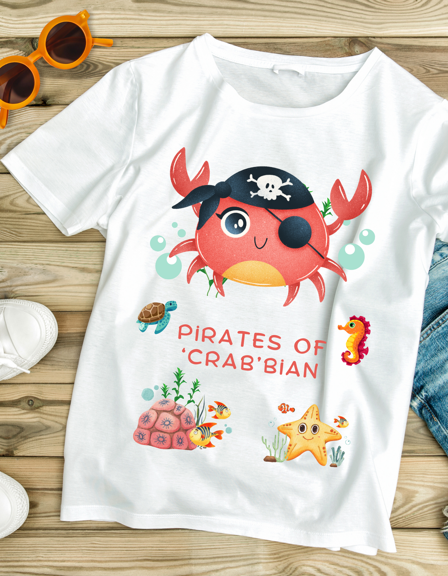 Pirates of 'Crab'bian - White