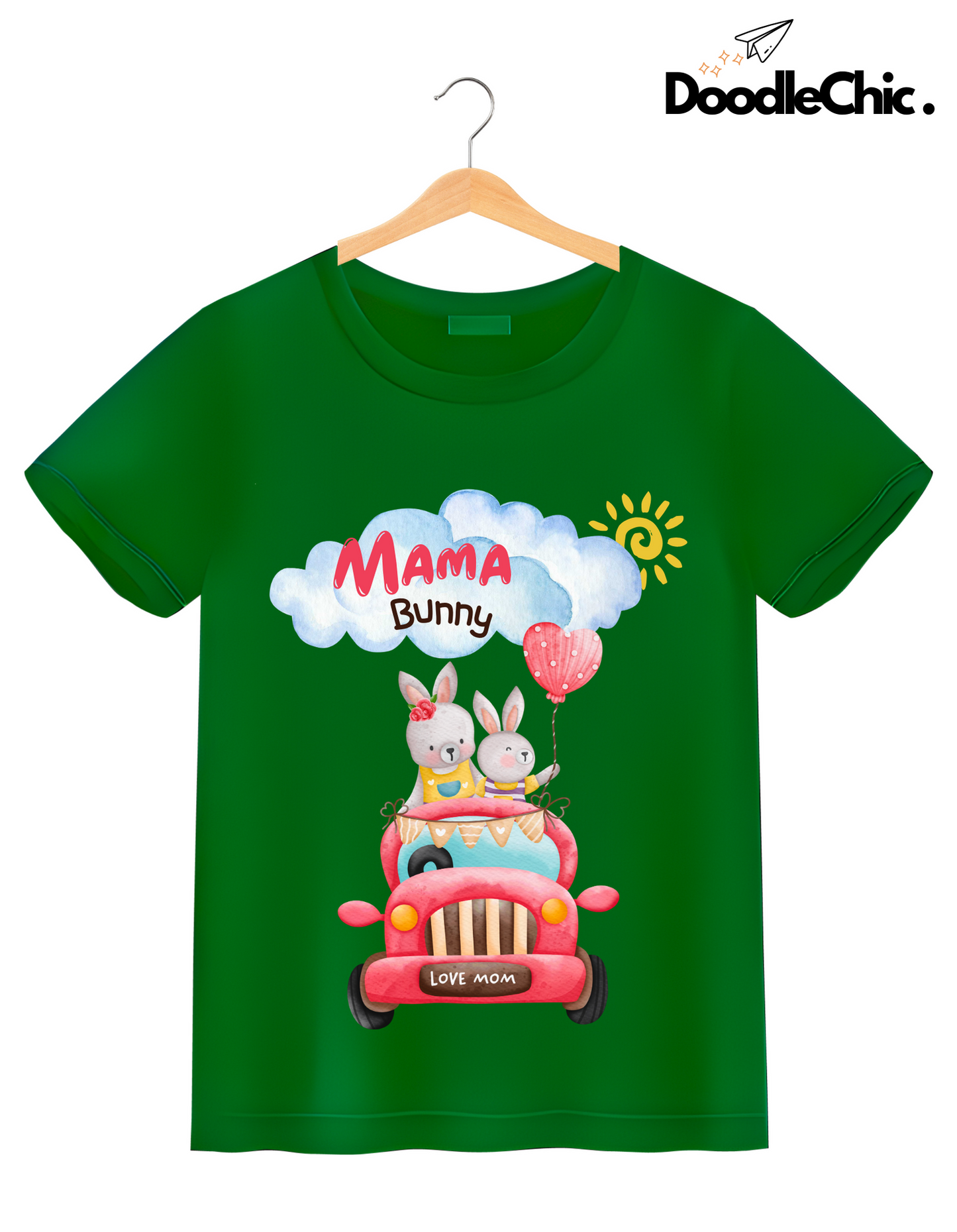 Mama Bunny Love - Green