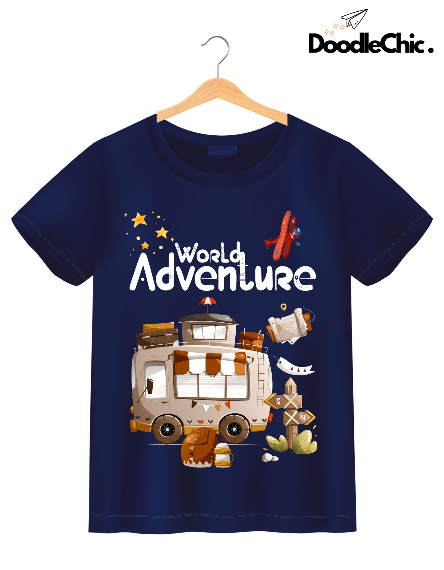 World Adventure - Navy Blue