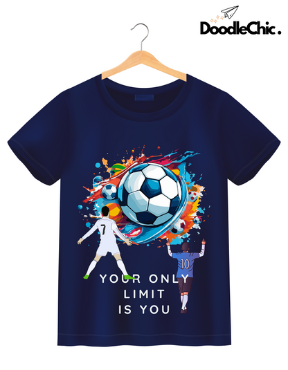 Soccer - Your Only Limit is You - Navy Blue