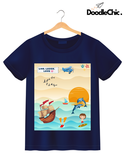 Live Laugh Love - Navy Blue