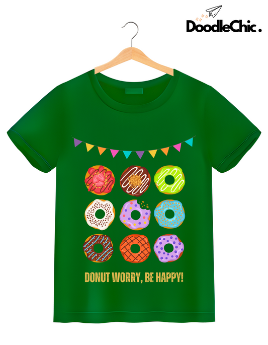 Donut Worry Be Happy - Green