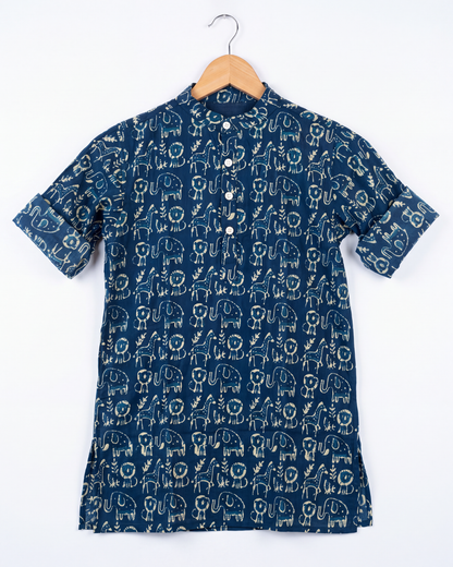 अBIR Neel Van Kahani Long Kurta for Boys