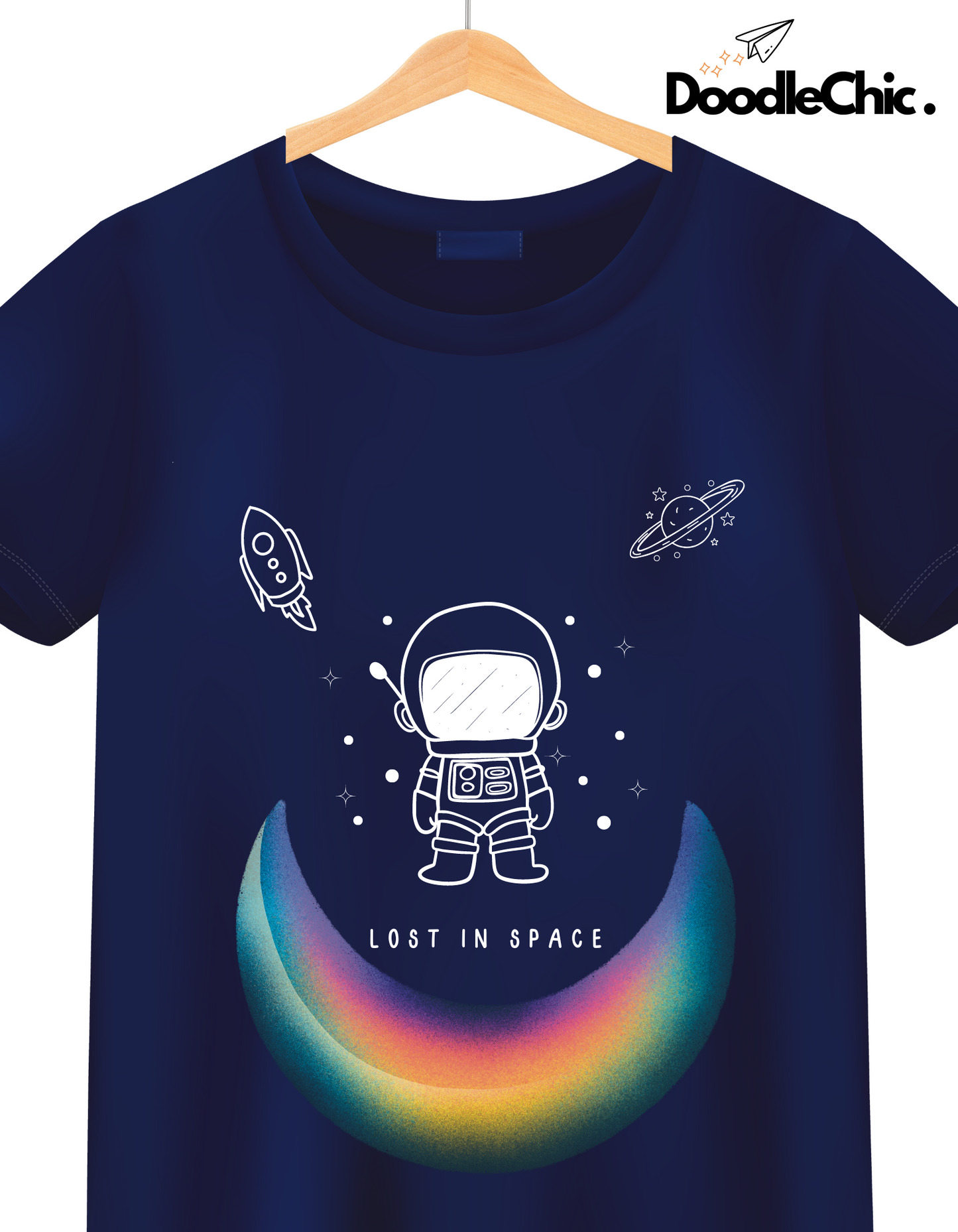 Lost in Space - Navy Blue