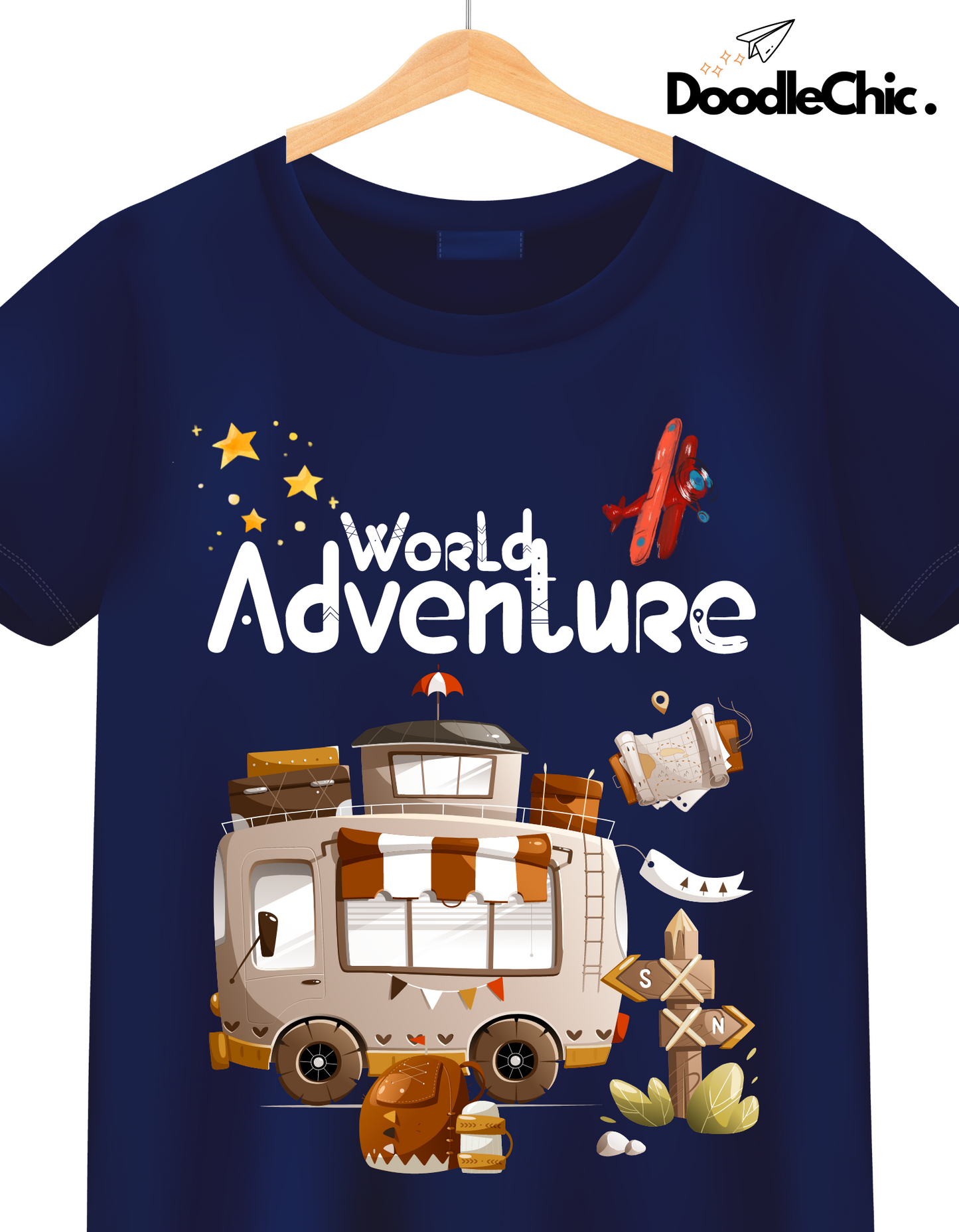 World Adventure - Navy Blue