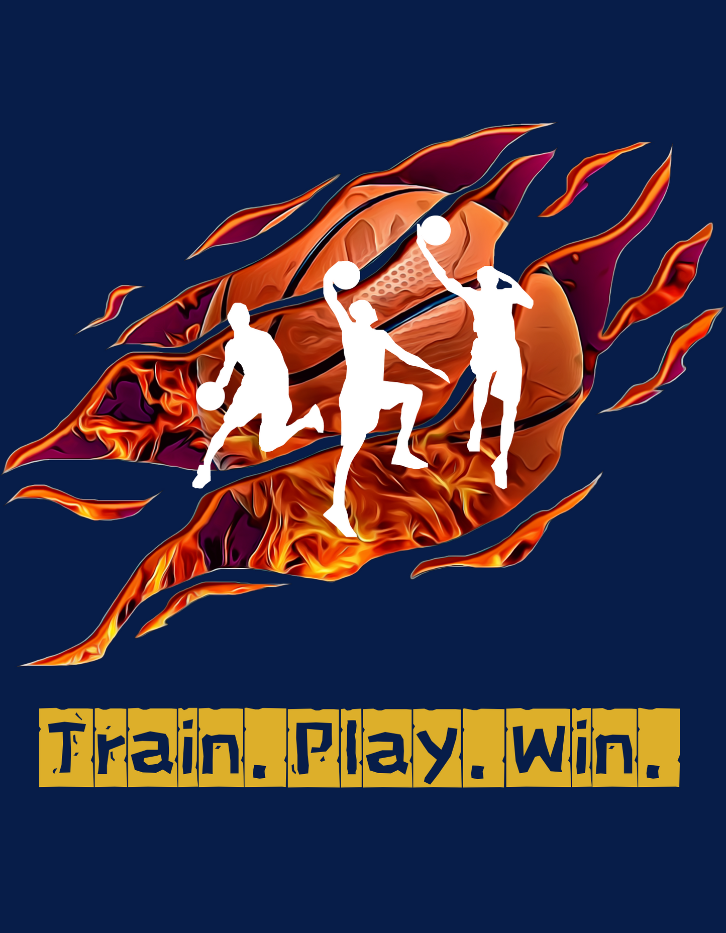 Train Play Win - Navy Blue