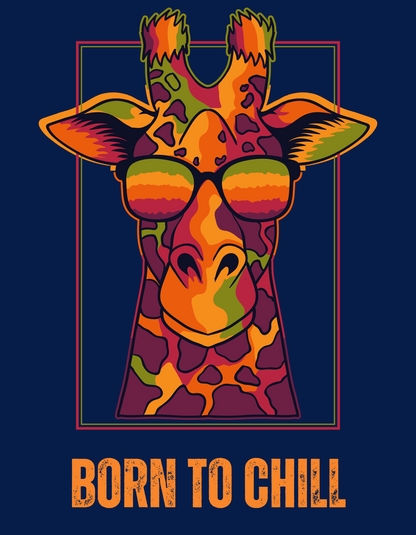 Born to Chill - Navy Blue