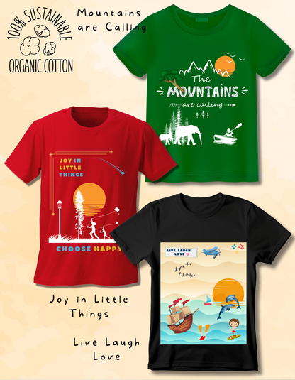 Pack of 3 Joys of Life T-shirt