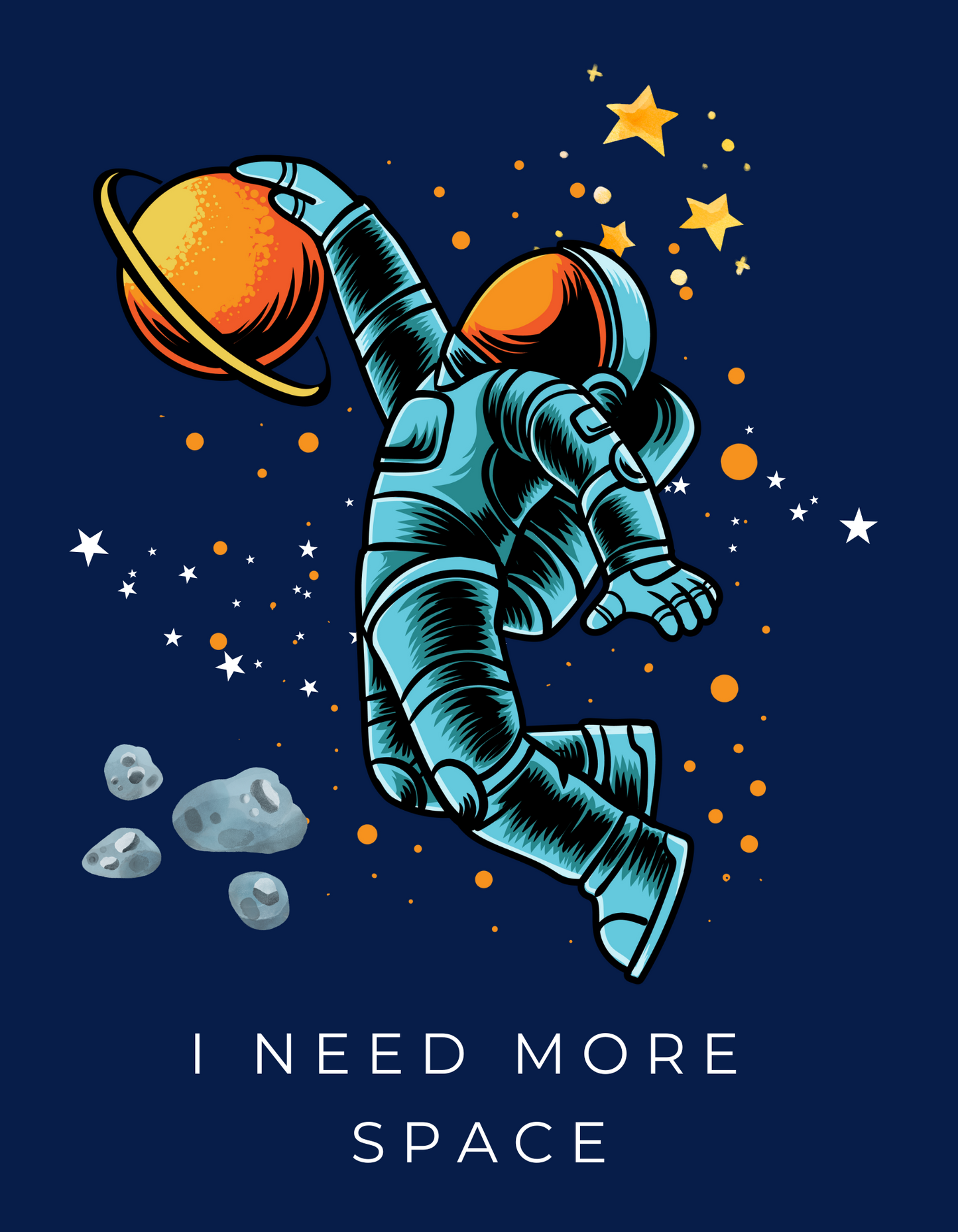 Need More Space - Navy Blue