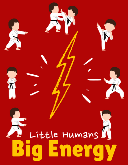 Little Humans Big Energy - Red