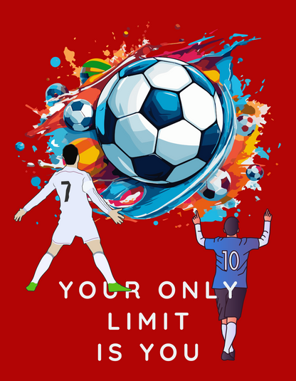 Soccer - Your Only Limit is You - Red