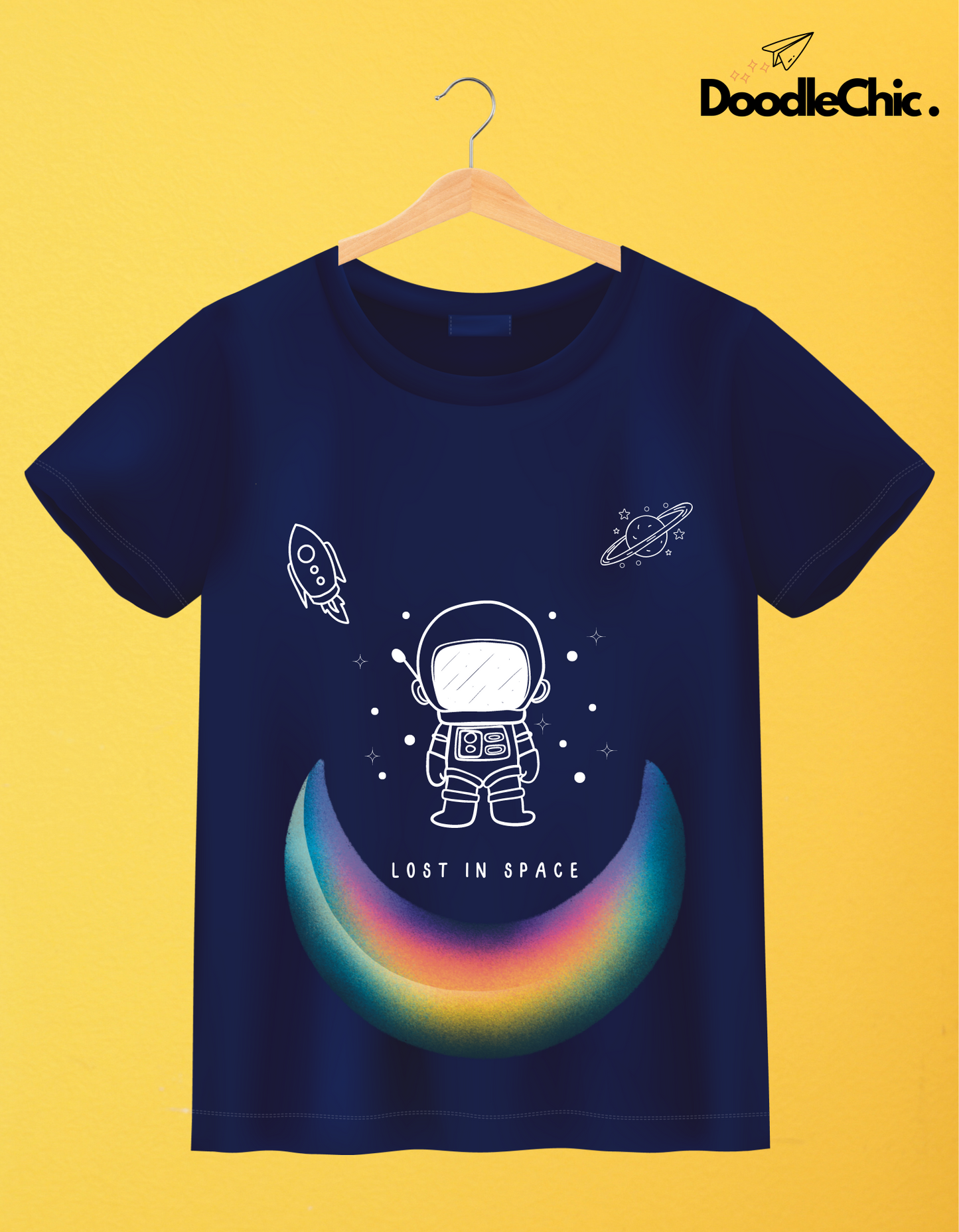 Lost in Space - Navy Blue
