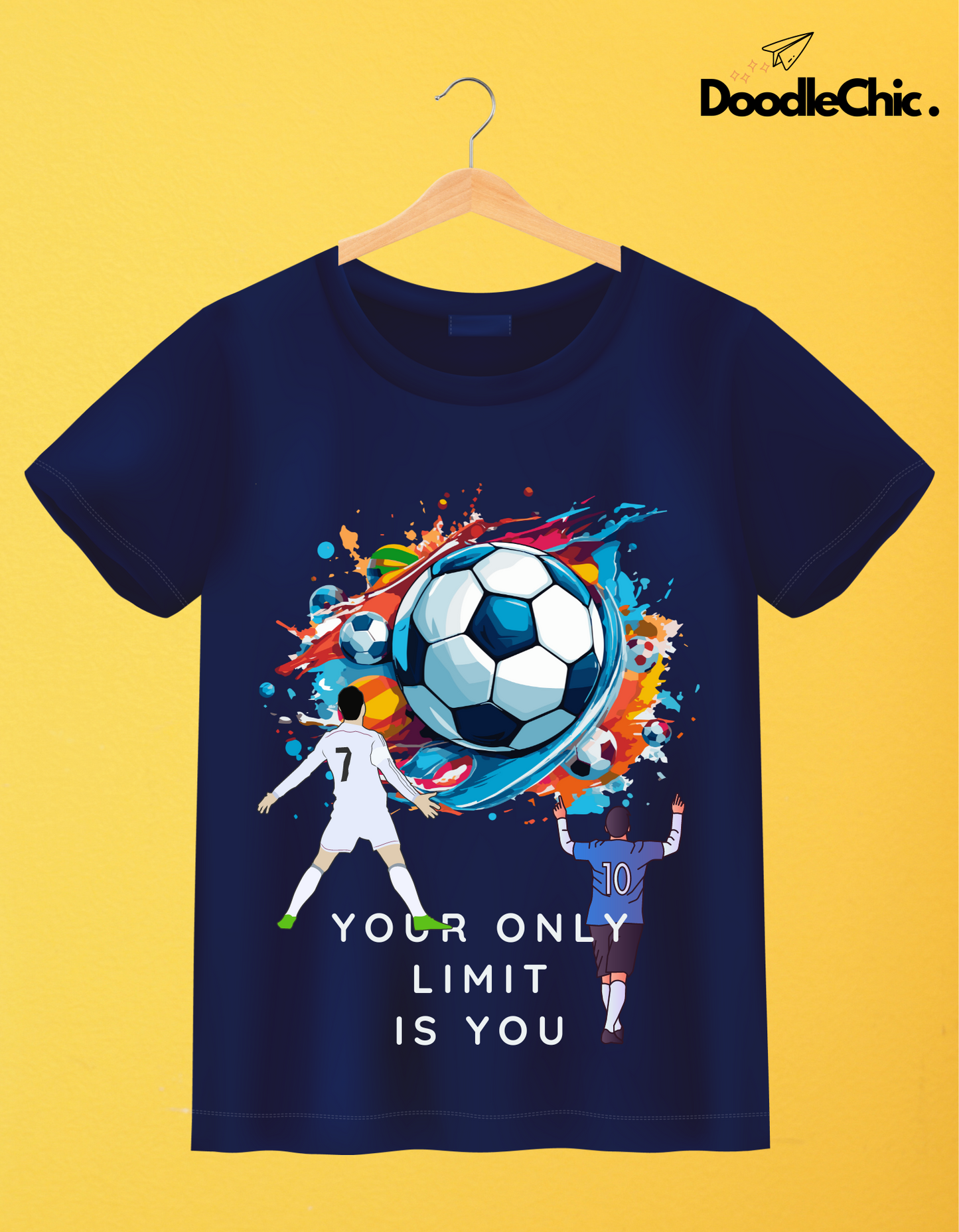 Soccer - Your Only Limit is You - Navy Blue