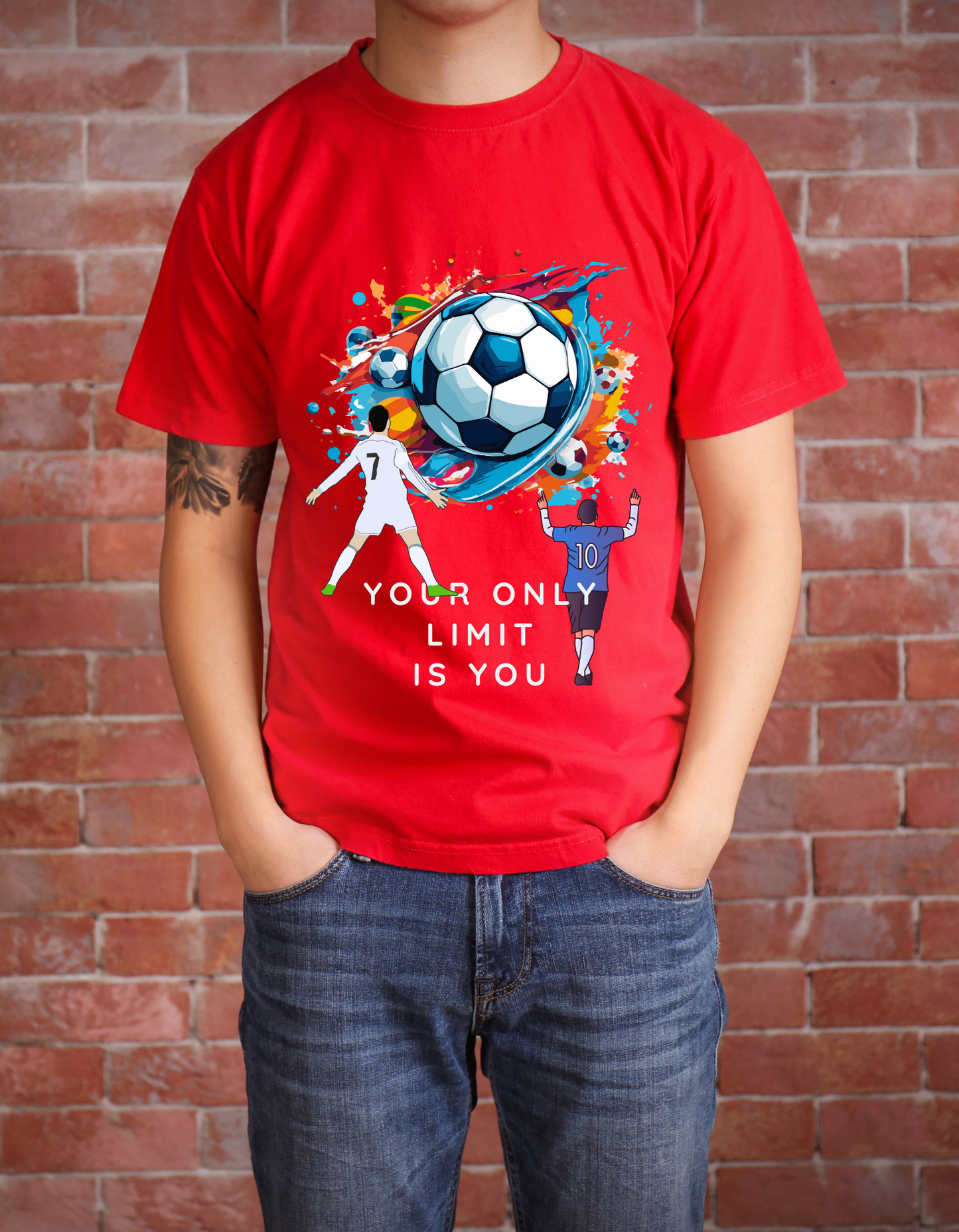 Soccer - Your Only Limit is You - Red
