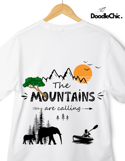 Mountains are Calling - White