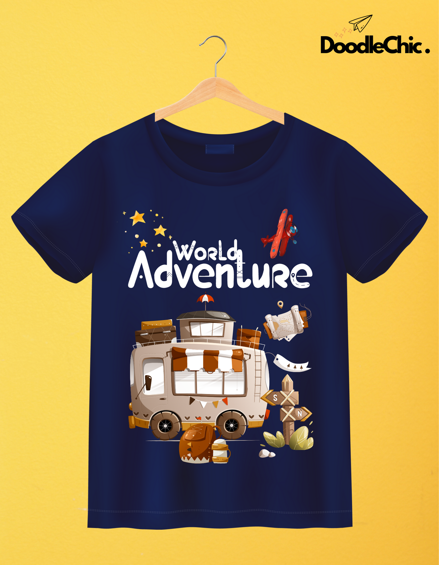 World Adventure - Navy Blue