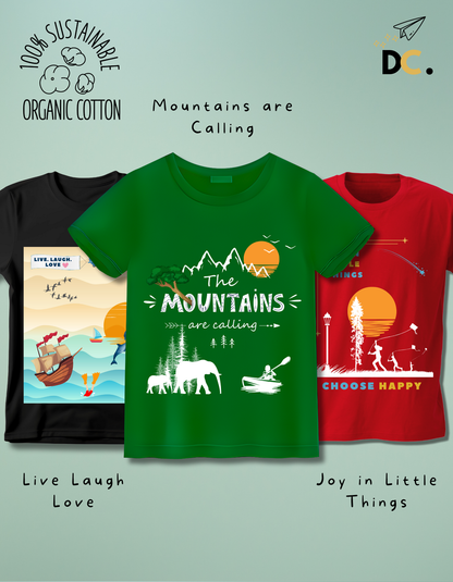 Pack of 3 Joys of Life T-shirt