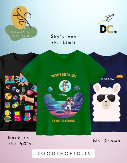 Pack of 3 - Back to the 90's, Sky's not the Limit, No Drama