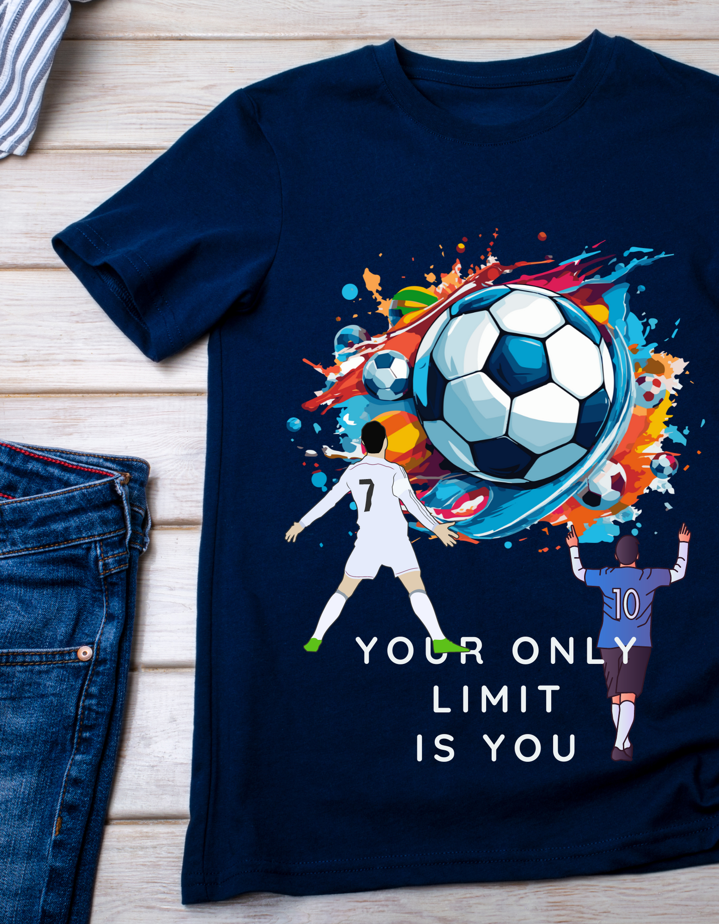 Soccer - Your Only Limit is You - Navy Blue