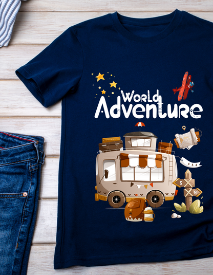 World Adventure - Navy Blue